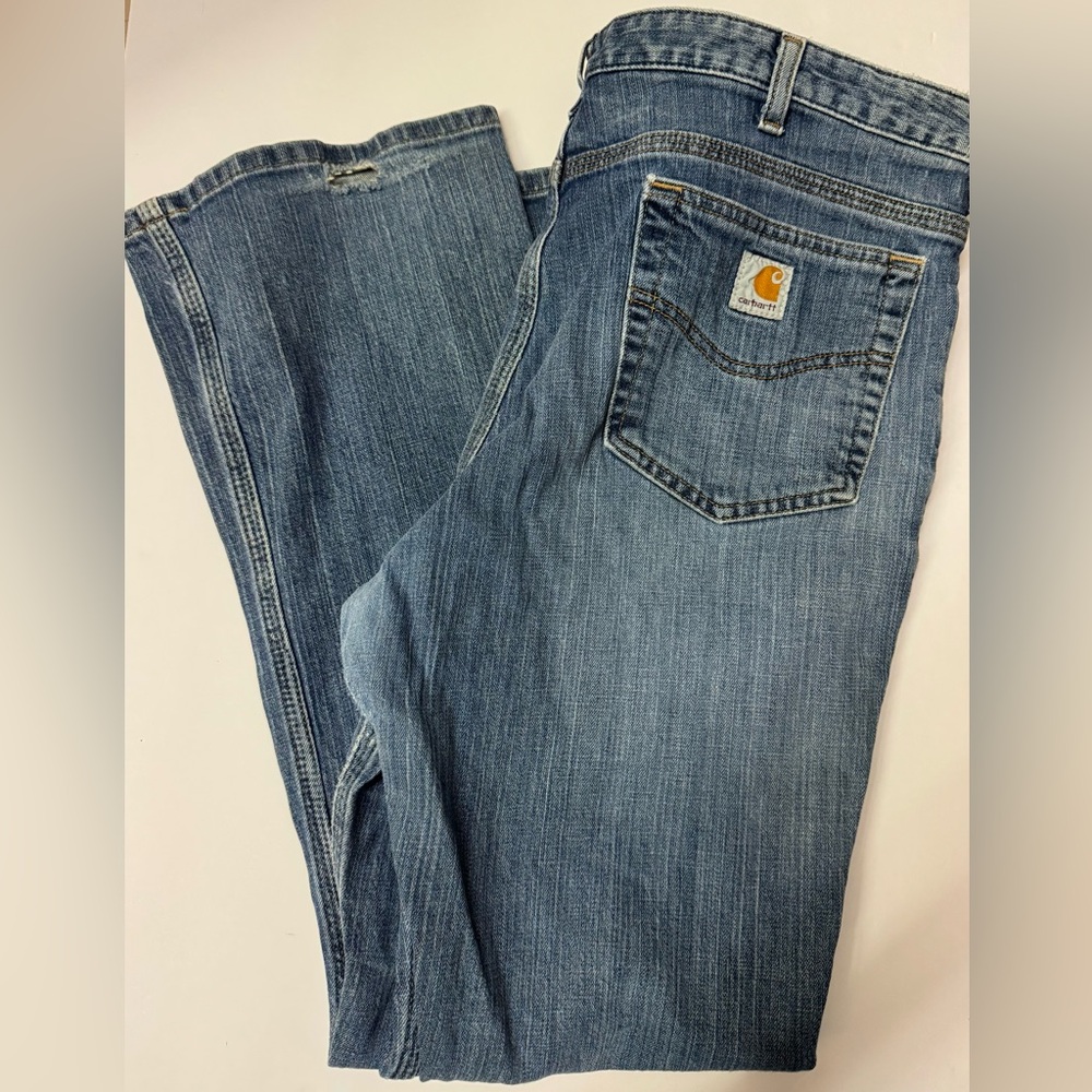 Carhartt Women's Classic Blue Boot Cut Jeans